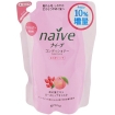 Бальзам-ополаскиватель "Naive - экстракт персика и масло шиповника", восстанавливающий, для сухих волос, сменная упаковка, 440 мл 71613 Производитель: Япония Товар сертифицирован инфо 9231o.